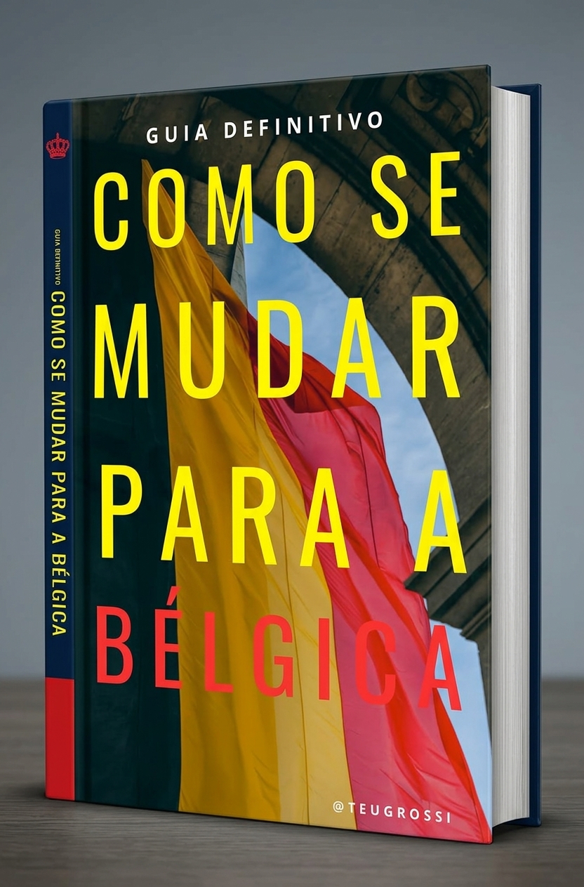 Capa de Guia Definitivo de Como se Mudar para a Bélgica